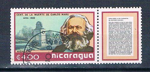 Nicaragua C1026 Used Marx 1982 (MV0378)