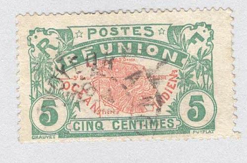 Reunion 63 Map of Reunion Used 2 (BP96009)