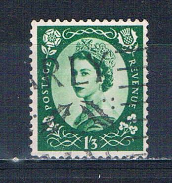 Great Britain 307 Used QEII 1952 CV 3.25 (HV0156)