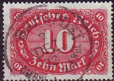 GERMANY REICH [1921] MiNr 0195 ( O/used )