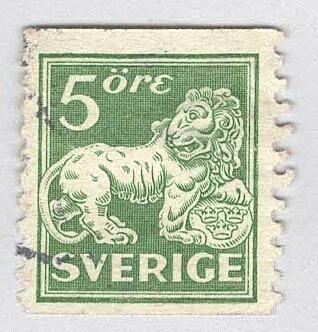 Sweden 116 Heraldic Lion Used 1 (BP98605)