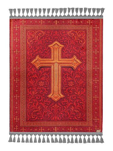 Decoraci&oacute;n de pared de cruz - alfombra de oraci&oacute;n cristiana - tapiz ortodoxo,...