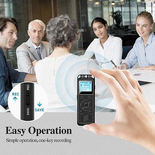 Hubotowin Digital Voice Recorder 64GB Voice Activated Recorder Audio Recorder...