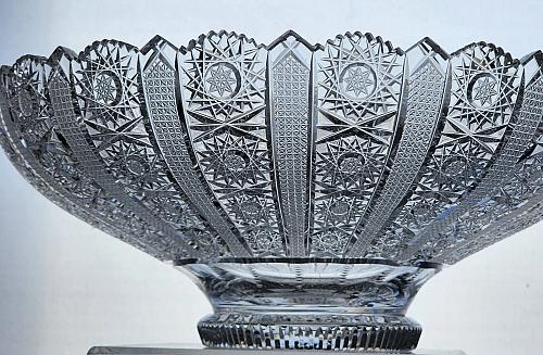 Crystal Cut Glass Bowl EA12