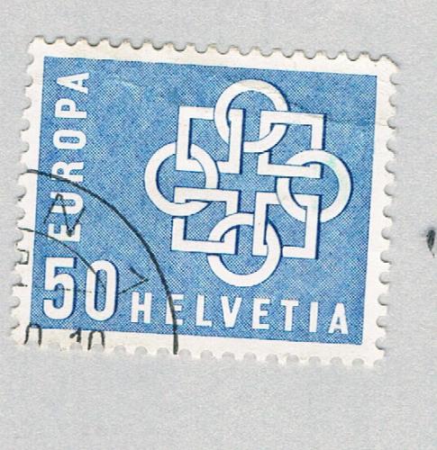Switzerland Europa blue 50 2 (AP133020)
