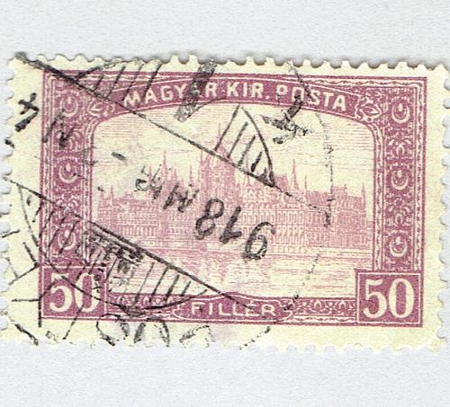 Hungary City Violet 50 Used (BP92513)