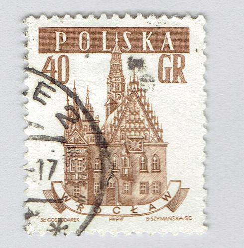 Poland Church brown 40 Used (BP92612)