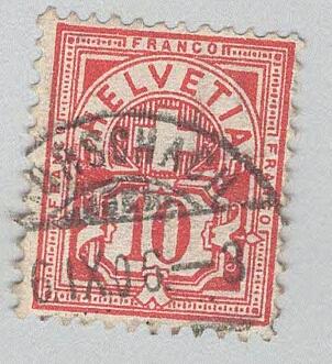 Switzerland 73 Numeral 10 Used 2 (BP98210)