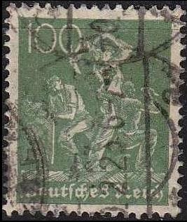 GERMANY REICH [1921] MiNr 0187 a ( O/used )