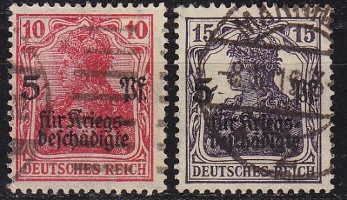 GERMANY REICH [1919] MiNr 0105-06 ( O/used ) [02]