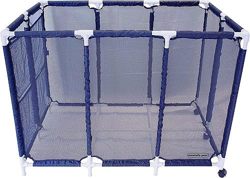 Modern Blue Pool Storage Bin - XX-Large | Nylon Mesh Basket Organizer For You...