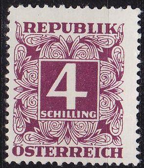 &Ouml;STERREICH AUSTRIA [Porto] MiNr 0256 xa o ( **/mnh )