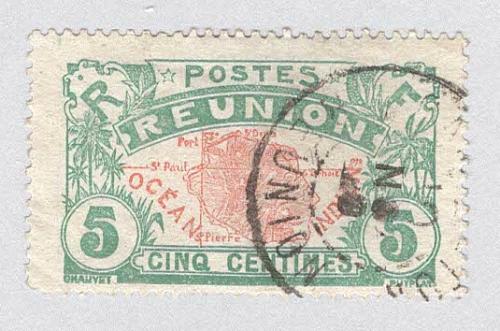 Reunion 63 Map of Reunion Used 1 (BP96017)