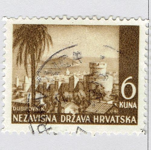 Croatia 40 Oubrovnik 1941 Used (BP92202)