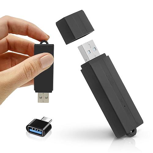 Voice Activated Recorder 25 Day Standby Battery Mini Audio Super Long 288 Hrs...