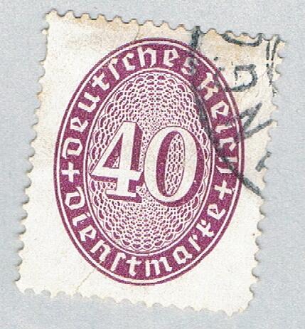 Germany O78 Used Numeral 40 1927 (BP59104)