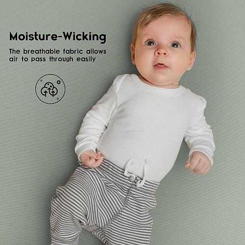 Yoofoss Baby Crib Sheets for Boys Girls Fitted Crib Sheet 3 Pack for Standard...