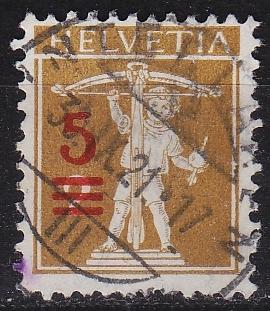 SCHWEIZ SWITZERLAND [1921] MiNr 0157 ( O/used ) [02]