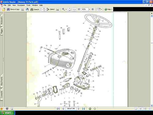MASSEY FERGUSON TO-35 MF 202 204 Tractor Parts Manual + Gas & Diesel Spares List