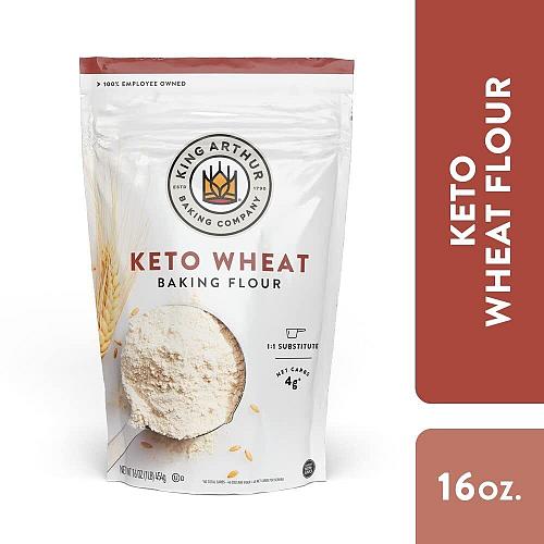 King Arthur Keto Wheat Flour Blend Low-Carb Baking Solution for Bread & More ...