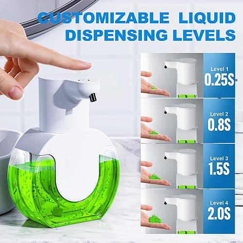 Automatic soap Dispenser touchless 15oz/420ml Kitchen Dish Automatic Liquid S...