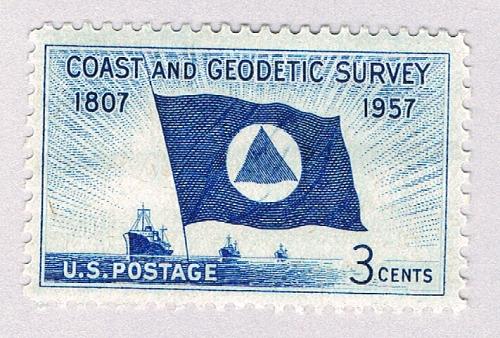 US 1088 MNH Flag of Coast and Geodetic Survey 1957 (BP85109)