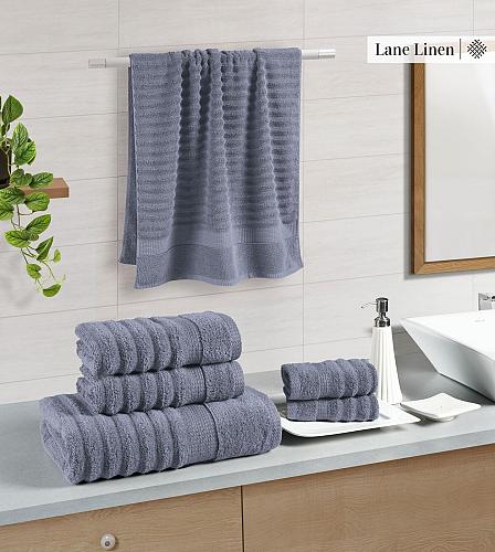 LANE LINEN Towels for Bathroom - 100% Cotton Bath Towel Set of 6 - Includes 2...