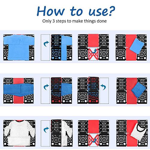 BoxLegend Version 3 Shirt Folding Board t Shirts Clothes Folder Durable Plast...