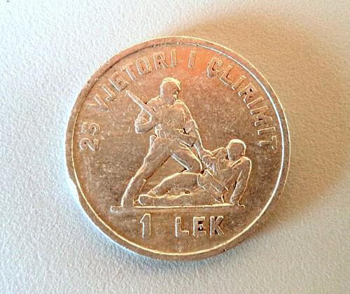 Albania Coin 1 Leke, 1969. VF used