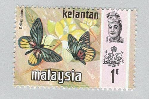 Malaysia Kelantan 98 Butterflies MNH 2 (BP97511)