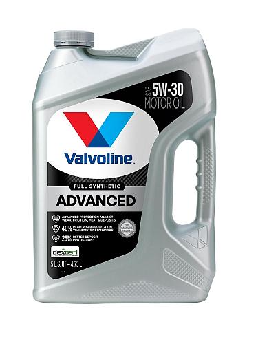 Valvoline Advanced Full Synthetic SAE 5W-30 Motor Oil 5 QT