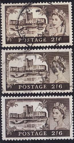 ENGLAND GREAT BRITAIN [1959] MiNr 0335 Iu,Iv,IIv ( O/used ) [03] sch&ouml;n