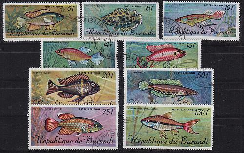 BURUNDI [1967] MiNr 0359-67 ( O/used ) Fische