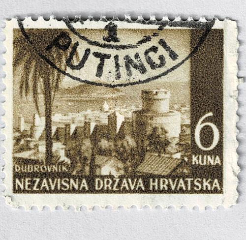 Croatia Croatia 40 Dubrovnik Castle 1941 Used (BP91528)