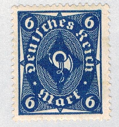 Germany 189 Unused Post Horn 2 1922 (G0667)+