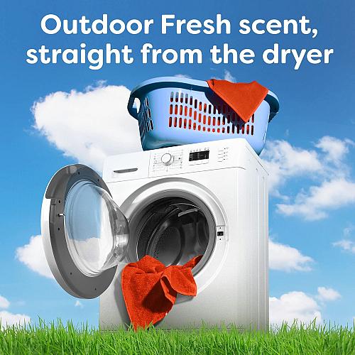 Bounce Dryer Sheets Laundry Fabric Softener Outdoor Fresh Scent 240 Count