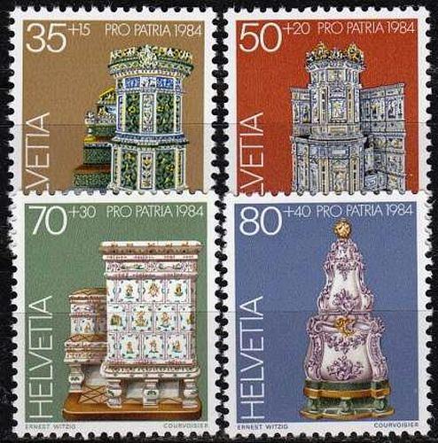 SCHWEIZ SWITZERLAND [1984] MiNr 1272-75 ( **/mnh ) Pro Patria