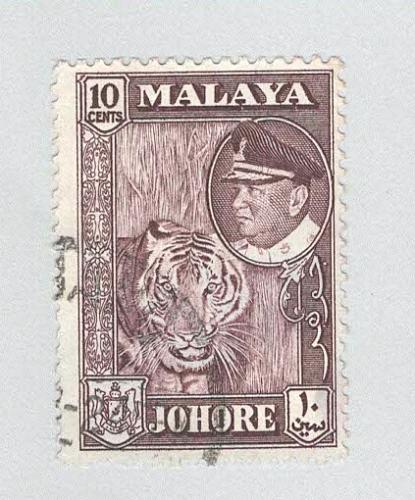 Malaya Johore 163 1960 Sultan Ishmail Used (BP89719)