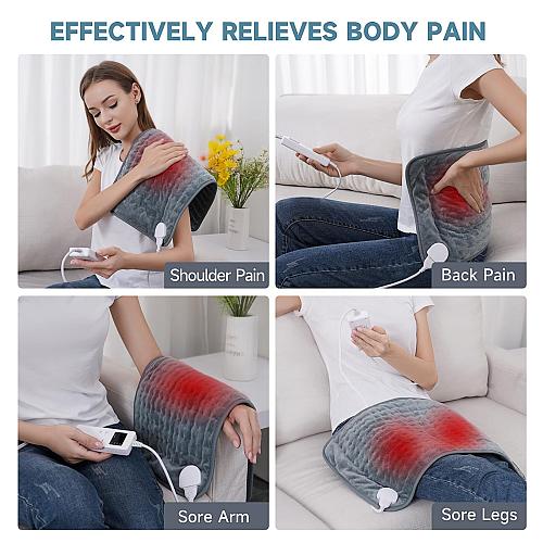 Heating Pad for Back Pain Relief ZUODUN Electric Heating Pads for Cramps with...