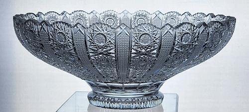 Crystal Cut Glass Bowl EA12