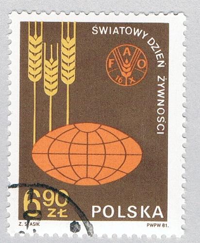 Poland 2487 Used World Food Day 2 1981 (BP85203)
