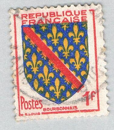 France 736 Used Bourbannaise 2 1954 (BP58035)