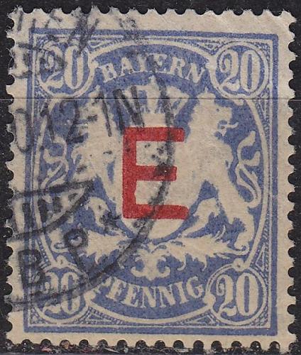 GERMANY Bayern Bavaria [Dienst] MiNr 0004 ( O/used )