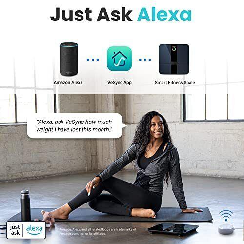 Etekcity Smart Scale for Body Weight Fat FSA HSA Eligible Digital Bathroom We...