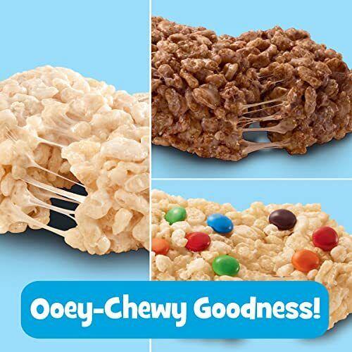 Rice Krispies Treats Crispy Marshmallow Squares Kids Snacks Cereal Bars Varie...