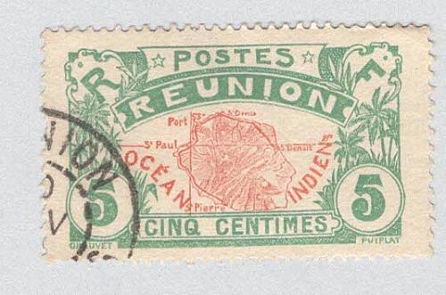 Reunion 63 Map of Reunion Used 3 (BP96010)