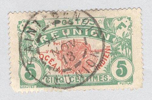 Reunion 63 Map of Reunion Used 1 (BP96008)