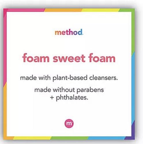 Method Foaming Hand Wash Pink Grapefruit 10 Fl oz. Pump Bottle 01361EA