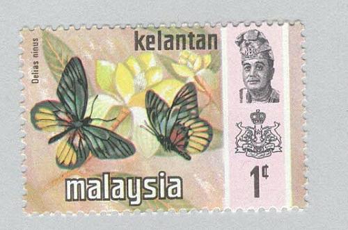 Malaysia Kelantan 98 Butterflies MNH 1 (BP97501)