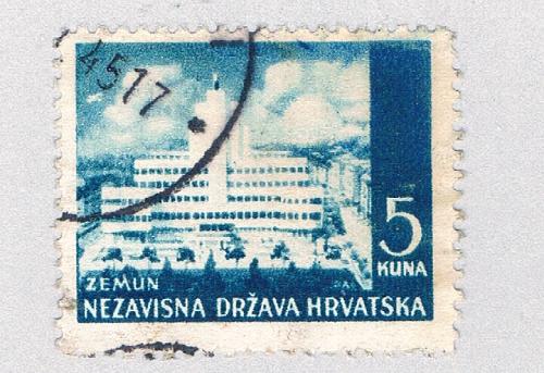 Croatia 39 Used Modern building at Zemun 1942 (BP85601)